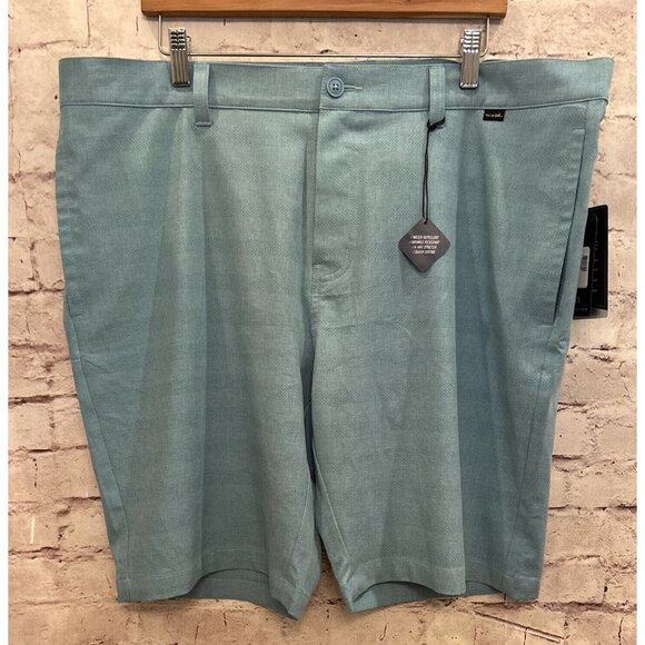 Travis Mathew Lake Powell Golf Hybrid Shorts Heather Blue Stretch Size 40 NEW - Picture 1 of 4
